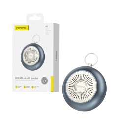 Coluna de Som Sem Fios Foneng Metal IP67 à Prova de Água M1 Azul Cinza